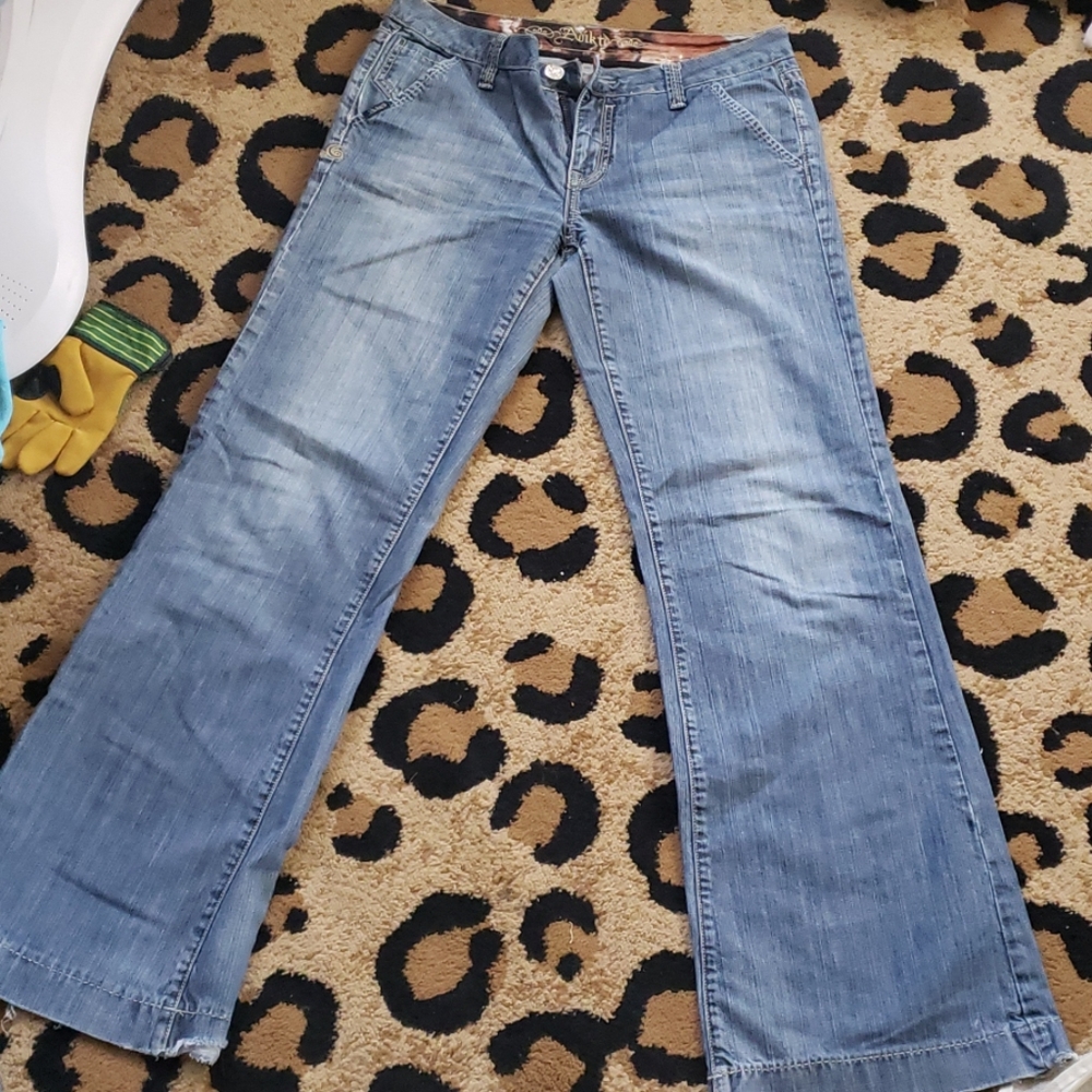 Adiktd wide leg jeans 8 long